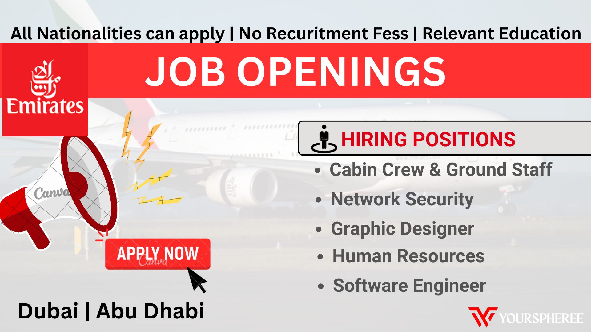 Emirates Hiring Staff in 2025